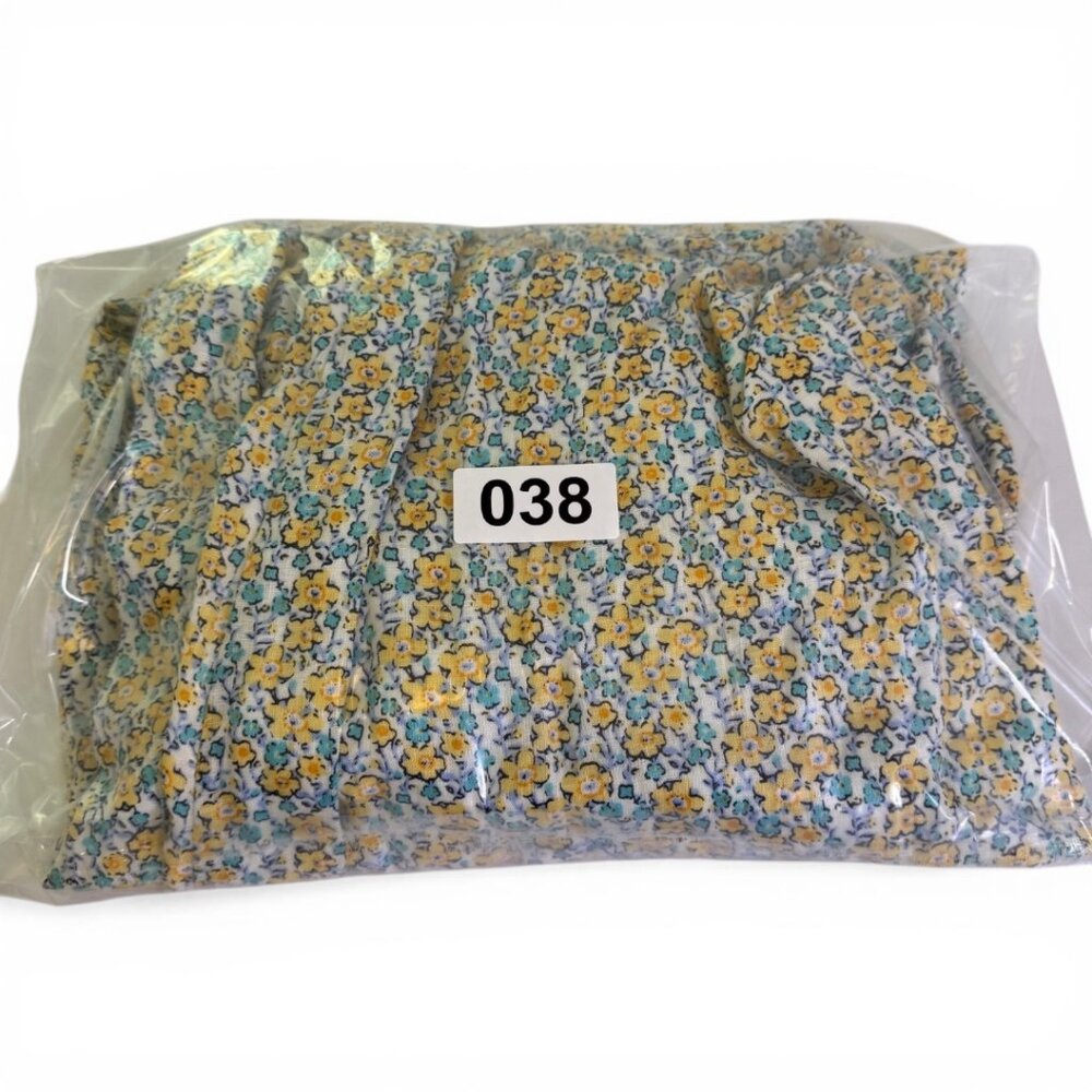 Faithfull The Brand Terina Midi Dress Sabinosa Floral Blue Smocked Size 6 - Picture 11 of 11